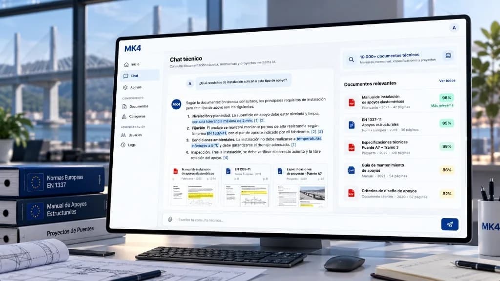 Búsqueda semántica sobre documentación técnica